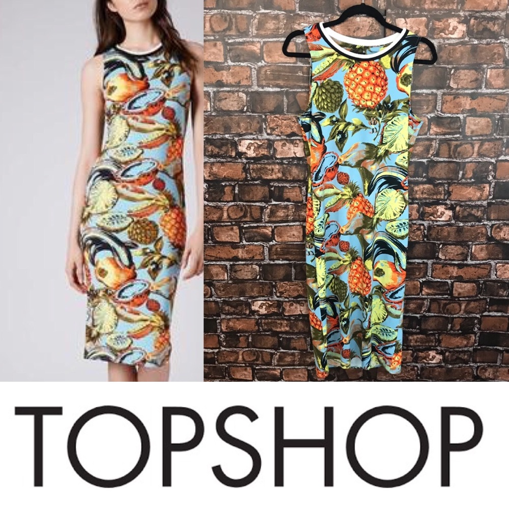 TopShop Tropical Fruit Dress